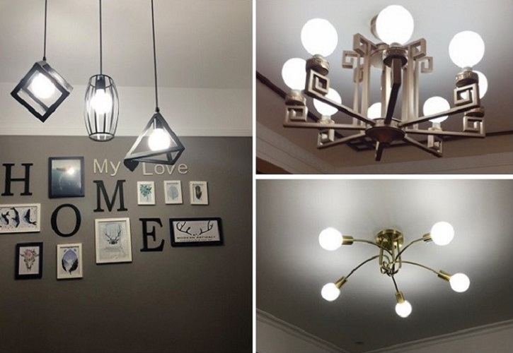 Bộ 5 bóng đèn Led thủy tinh đục G60 5w đui E27