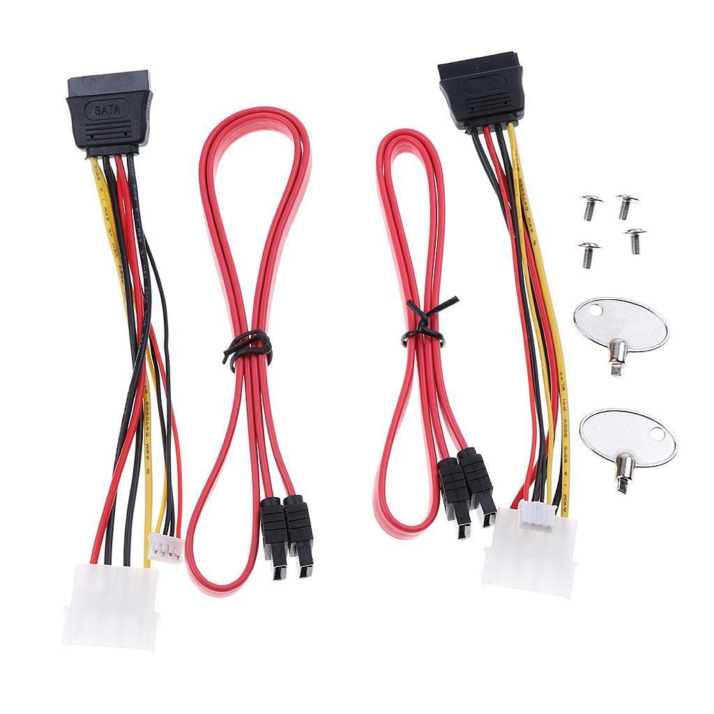 Optical Drive Bay Trayless Mobile Rack Enclosure for 2.5inch