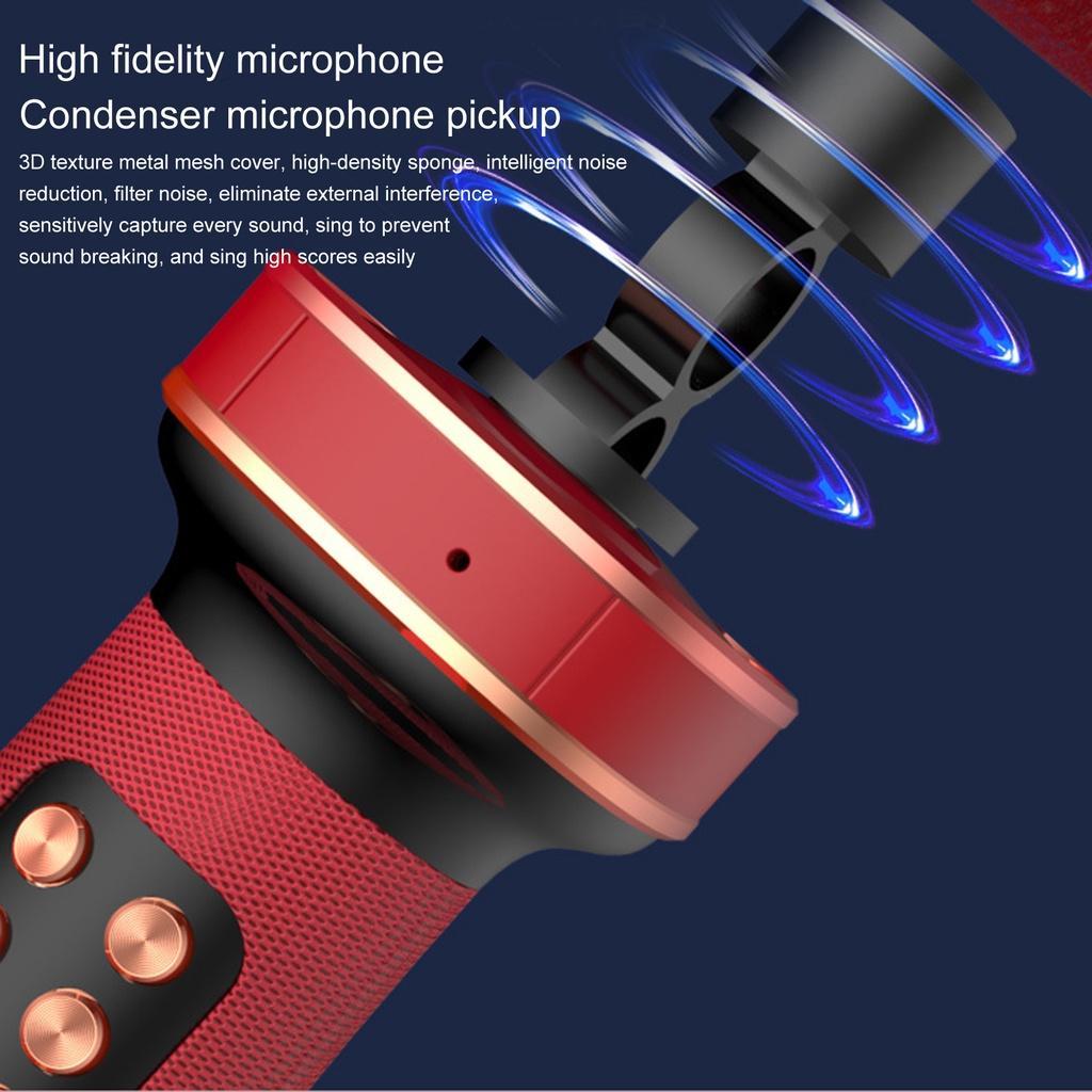Micro không dây kết nối Bluetooth 5.0 HiFi WS-898 cho Karaoke