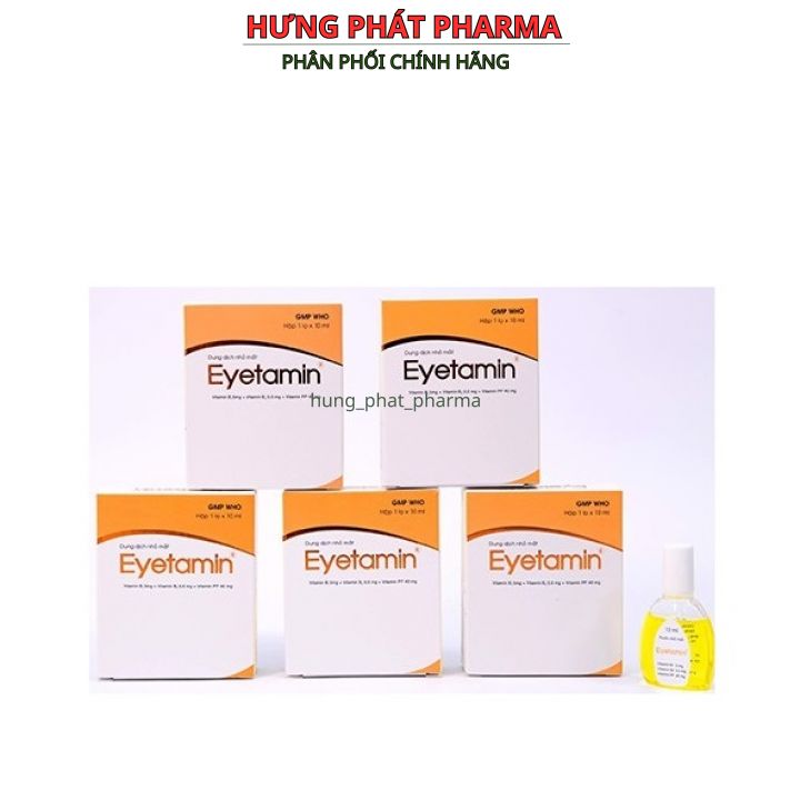 Vitamin nhỏ mắt Eyetamin chống mỏi mắt , mờ mắt giúp mắt sáng khỏe lọ 10ml