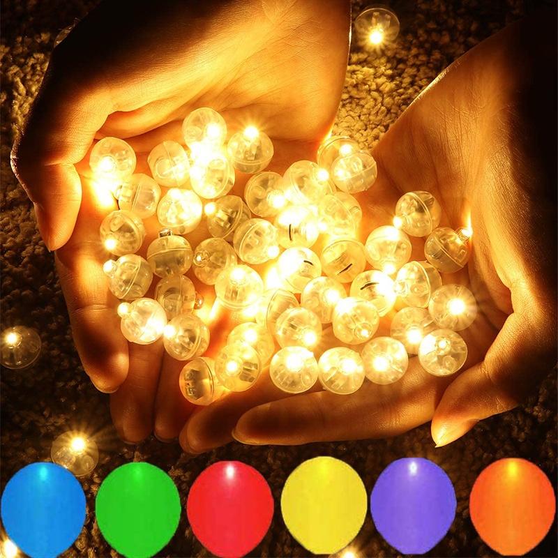 Đèn LED bóng bay mini chống nước nhiều màu sắc trang trí tiệc cưới/sinh nhật/giáng sinh