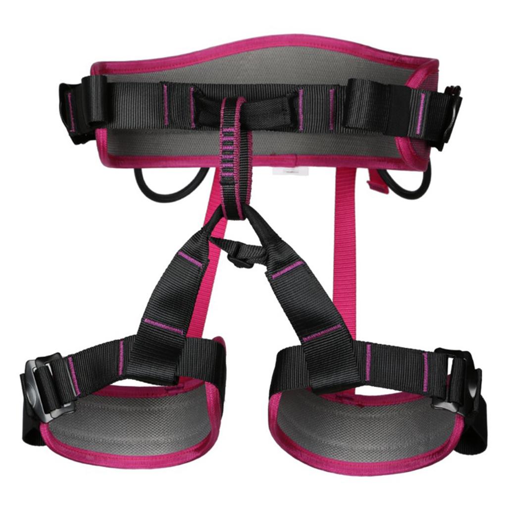 Outdoor Safety Harness Seat Sitting Bust Waist Belt Equipment for Tree Surgeon Arborist Rock Climbing - 4 Colors