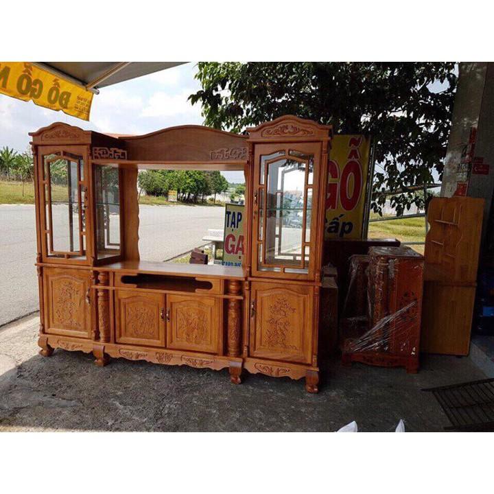 Kệ TiVi kệ kính 2 bên