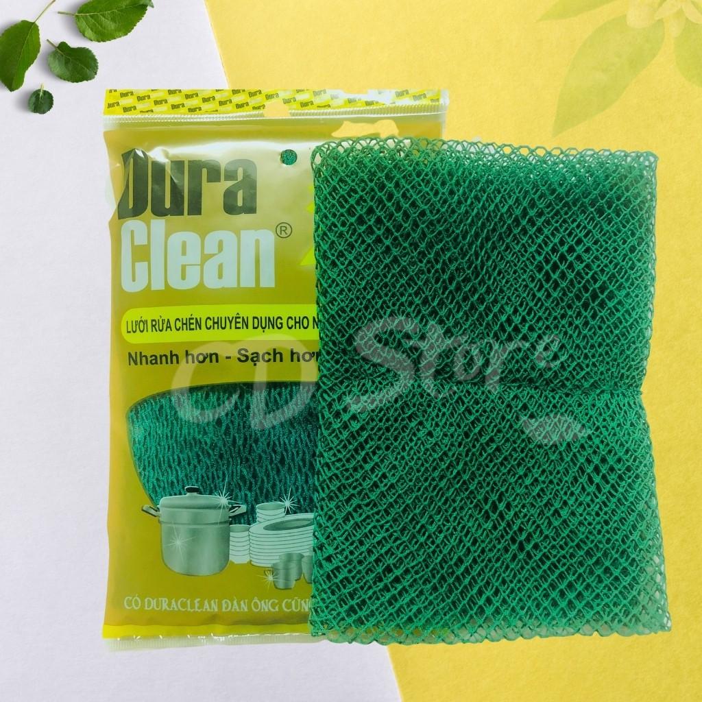 Lưới Rửa Chén Dura Clean - Miếng Rửa Chén Nhà Hàng Đa Năng Giá Rẻ - Siêu Bền - Siêu Sạch - Siêu Tiết Kiệm