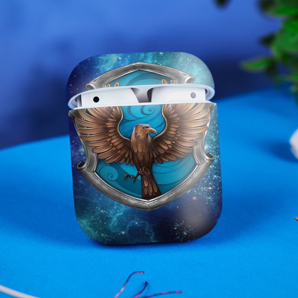 Miếng dán skin chống bẩn cho tai nghe AirPods in hình Harry Potter - hrp009 (bản không dây 1 và 2)