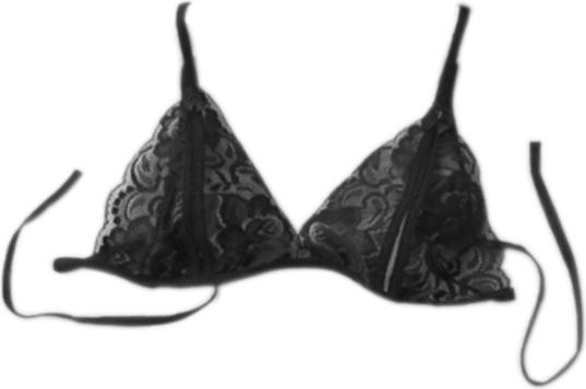 Sét áo ngực 2 dây & quần lót nữ thêu ren - Màu đen
