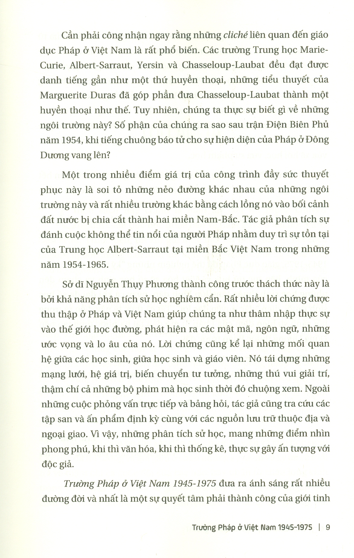 Trường Pháp Ở Việt Nam 1945-1975: Từ Sứ Mệnh Khai Hóa Đến Ngoại Giao Văn Hóa