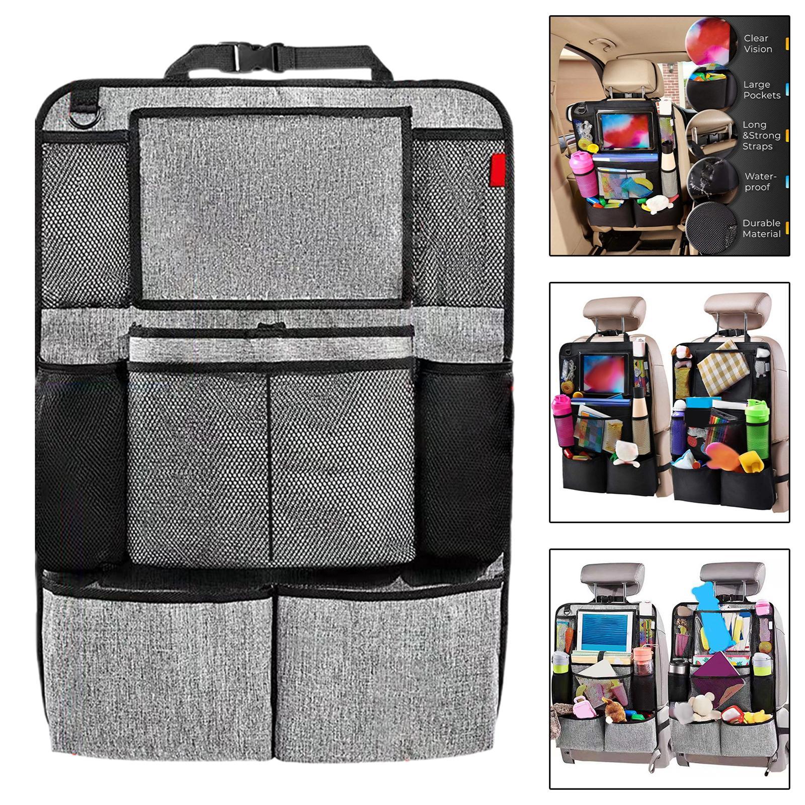 Car Backseat Organizer Bottle Back Seat Storage Bag for Snacks Books