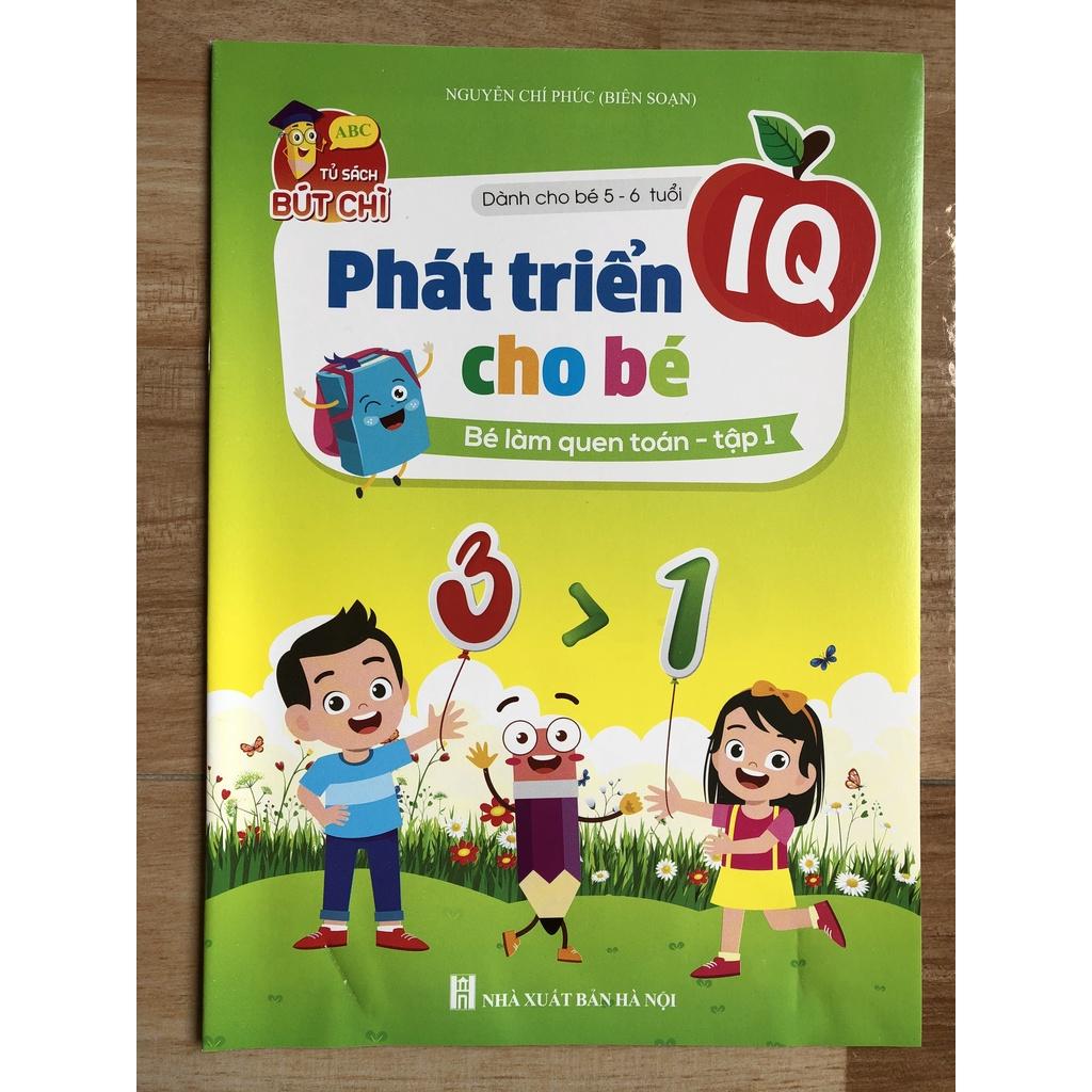 Sách - Phát Triển IQ Cho Bé 5 đến 6 tuổi (Combo 8 quyển) 5.0