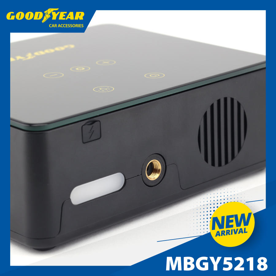 Máy Bơm Lốp Ô Tô Điện Tử Cảm Ứng Thông Minh Đa Năng GOODYEAR GY-5218 - Nhập Khẩu Chính Hãng