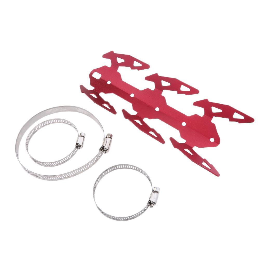 24cm Motorcycle Exhaust Muffler Pipe Leg Protector Heat Shield Cover