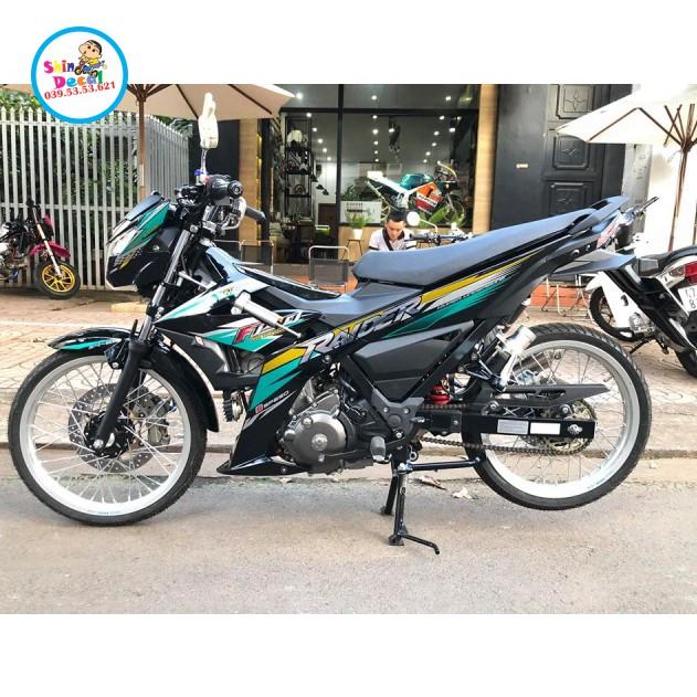 Tem xe satria fi dán xe đen 02