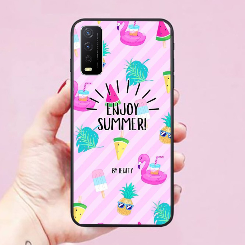 Ốp lưng điện thoại dành cho Vivo Y12S/Y20/Y20S/Y21S Hình Hello Summer