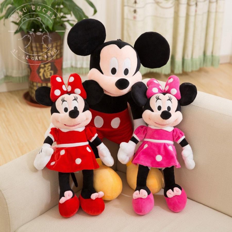 Thú bông chuột Mickey / Minnie dễ thương mẫu Quảng Châu cao cấp