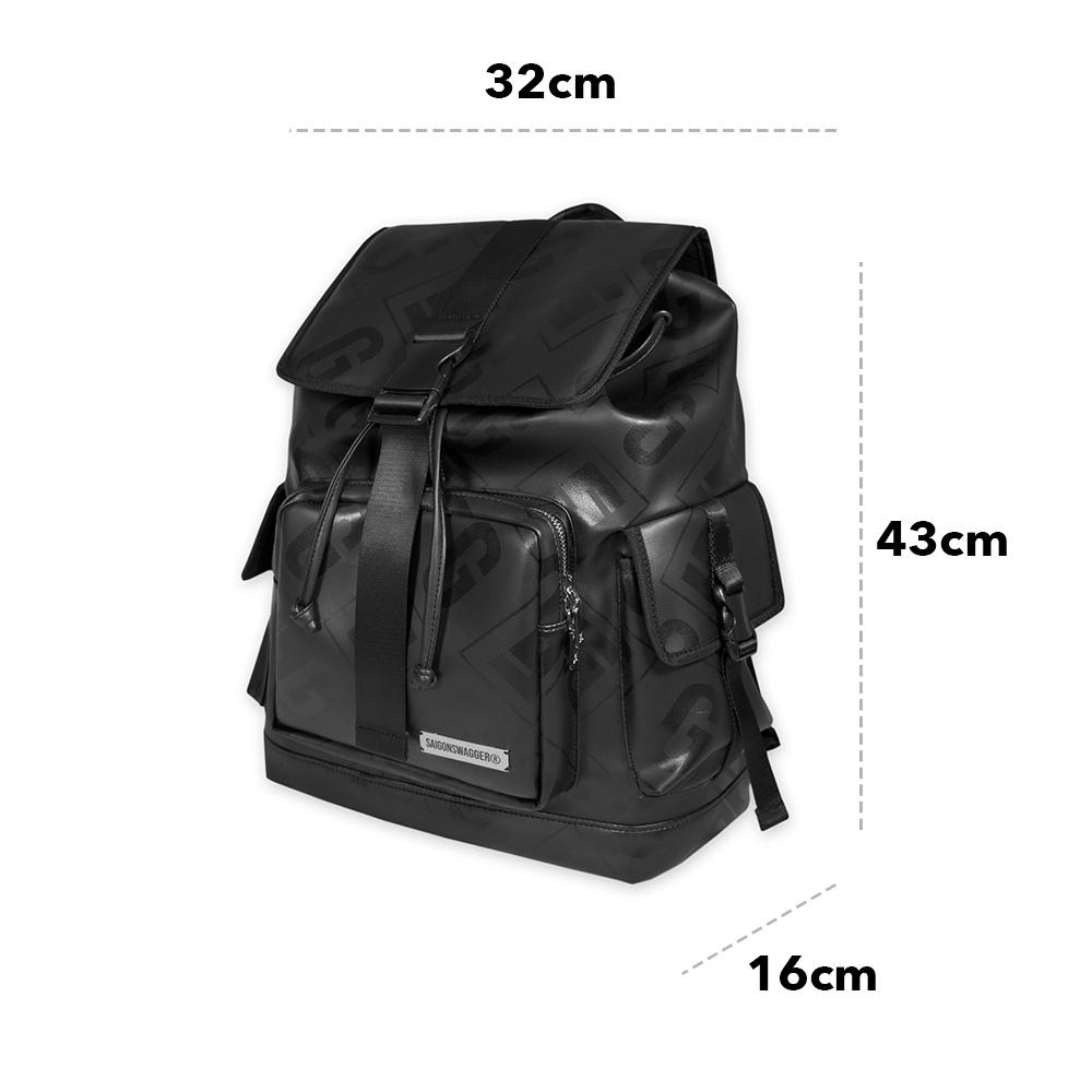 Balo Da Cao Cấp In SAIGON SWAGGER Eclipse Leather Backpack