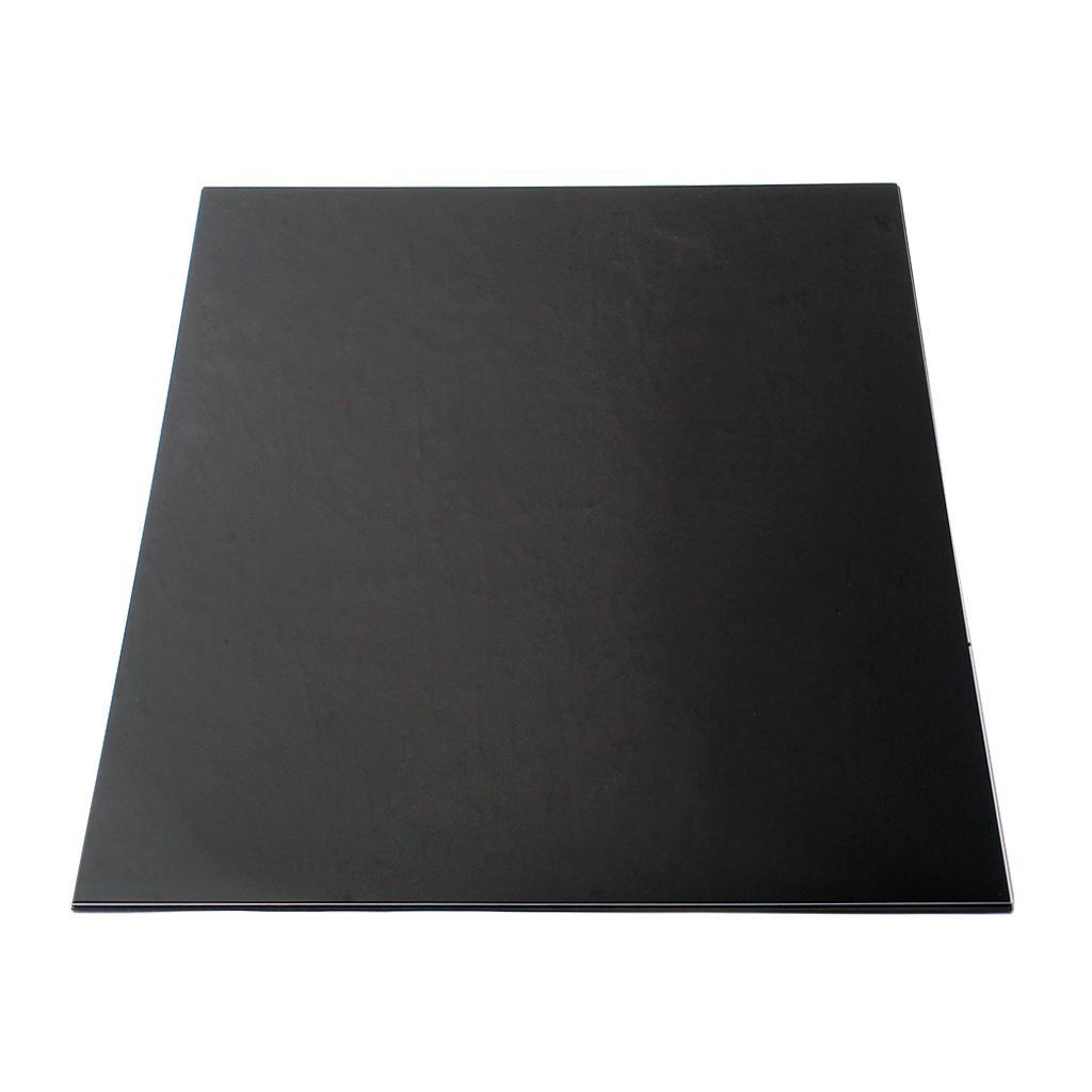3 Pieces Guitar Blank Scratch Plate Guard Pickguard Material PVC 3-ply Black