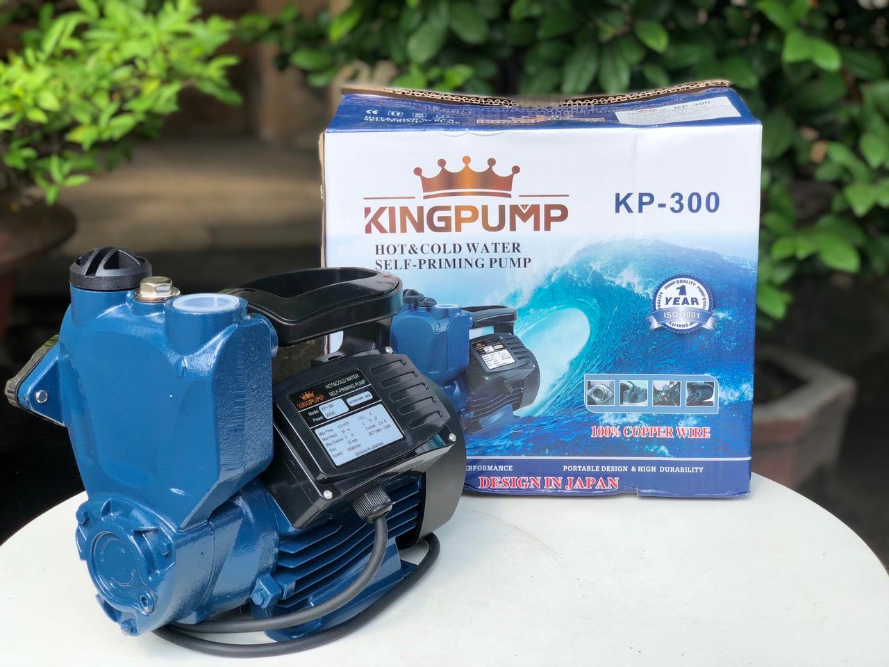 MÁY BƠM NƯƠC TỰ MỒI 300W KINGPUMP KP-300 - HÀNG CHÍNH HÃNG