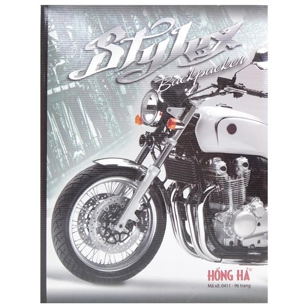 Combo 5 Vở Stylex 4 Ô Ly 96 Trang ĐL 70g/m2 - Hồng Hà 0411 (Mẫu Màu Giao Ngẫu Nhiên)