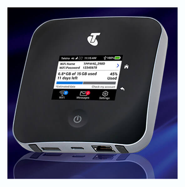 Bộ Phát Wifi 4G Netgear Nighthawk M2 MR2100 Tốc Độ 2000Mb/s Wifi băng tần kép 2,4Ghz &amp; 5Ghz - Hàng nhập khẩu