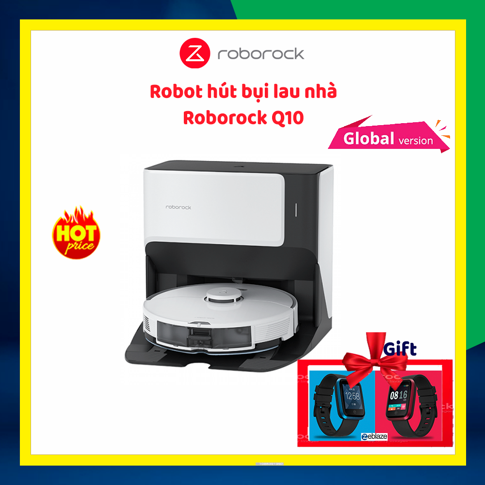 Hàng chính hãng - Robot hút bụi lau nhà Roborock G10 (BẢN QUỐC TẾ) - Tự động giặt giẻ, lau rung bằng sóng âm 3000 lần/phút