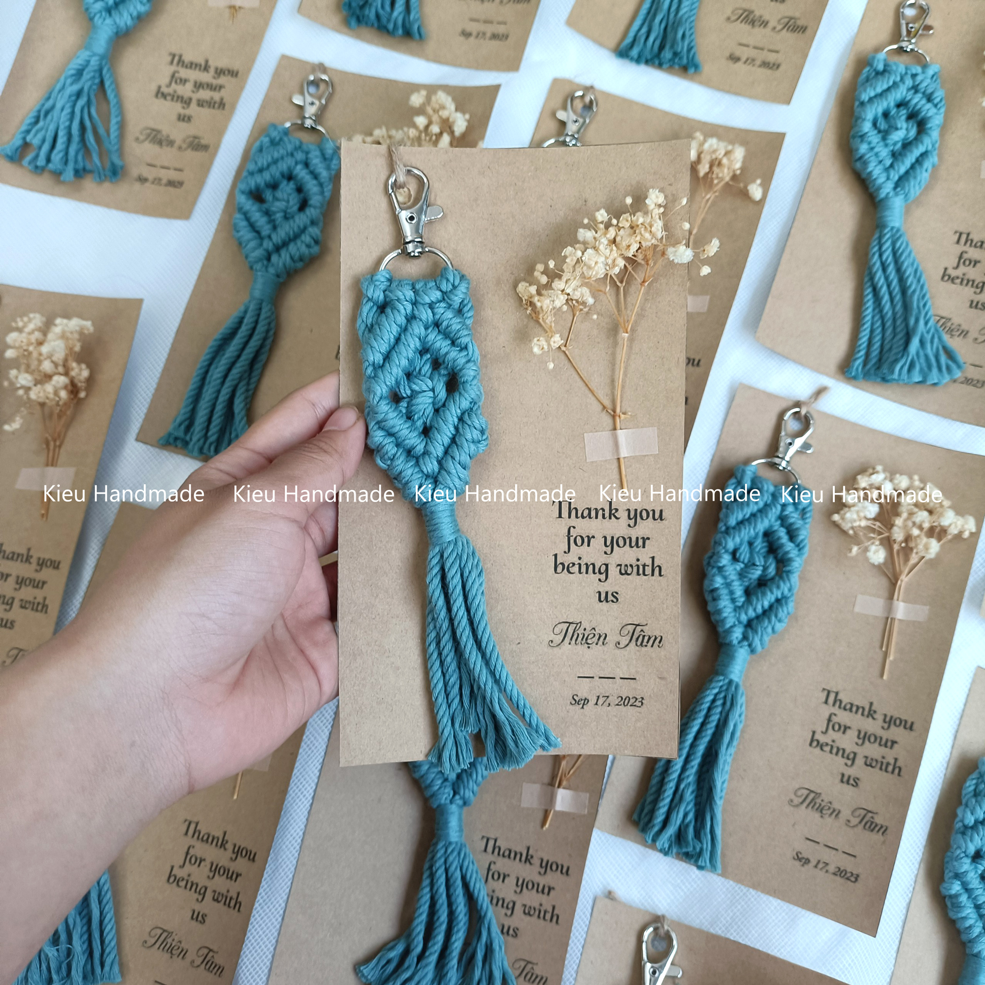 Móc khoá macrame, Quà tặng lưu niệm, quà đáp lễ trong các bữa tiệc cưới, tiệc độc thân, tiệc show giới tính
