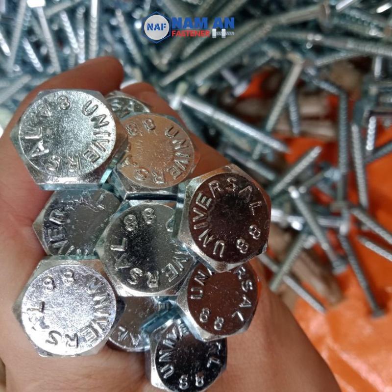 300 con Bulong M6 cấp bền 8.8, bu lông lục giác M6, bu lông 8.8, chiều dài 16, 20, 25, 30mm. Màu: Đen, Vàng, Trắng