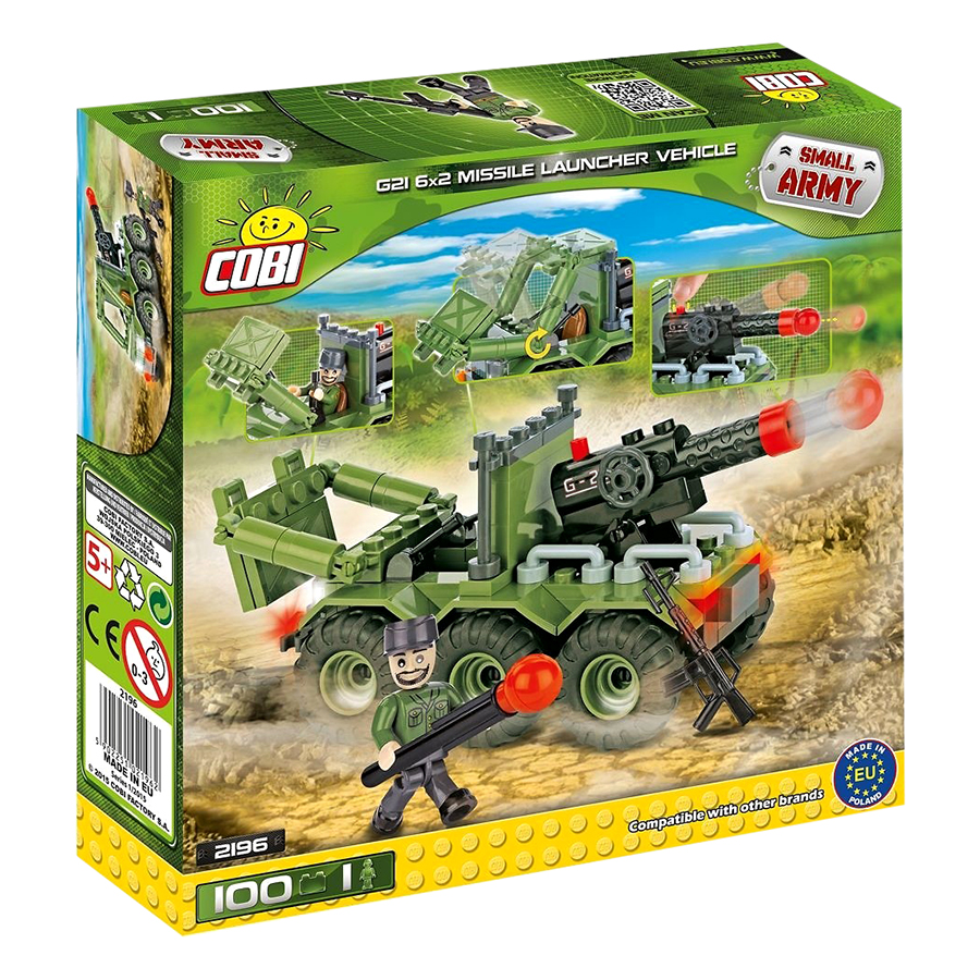 Bộ xếp hình xe phóng pháo Cobi 2196