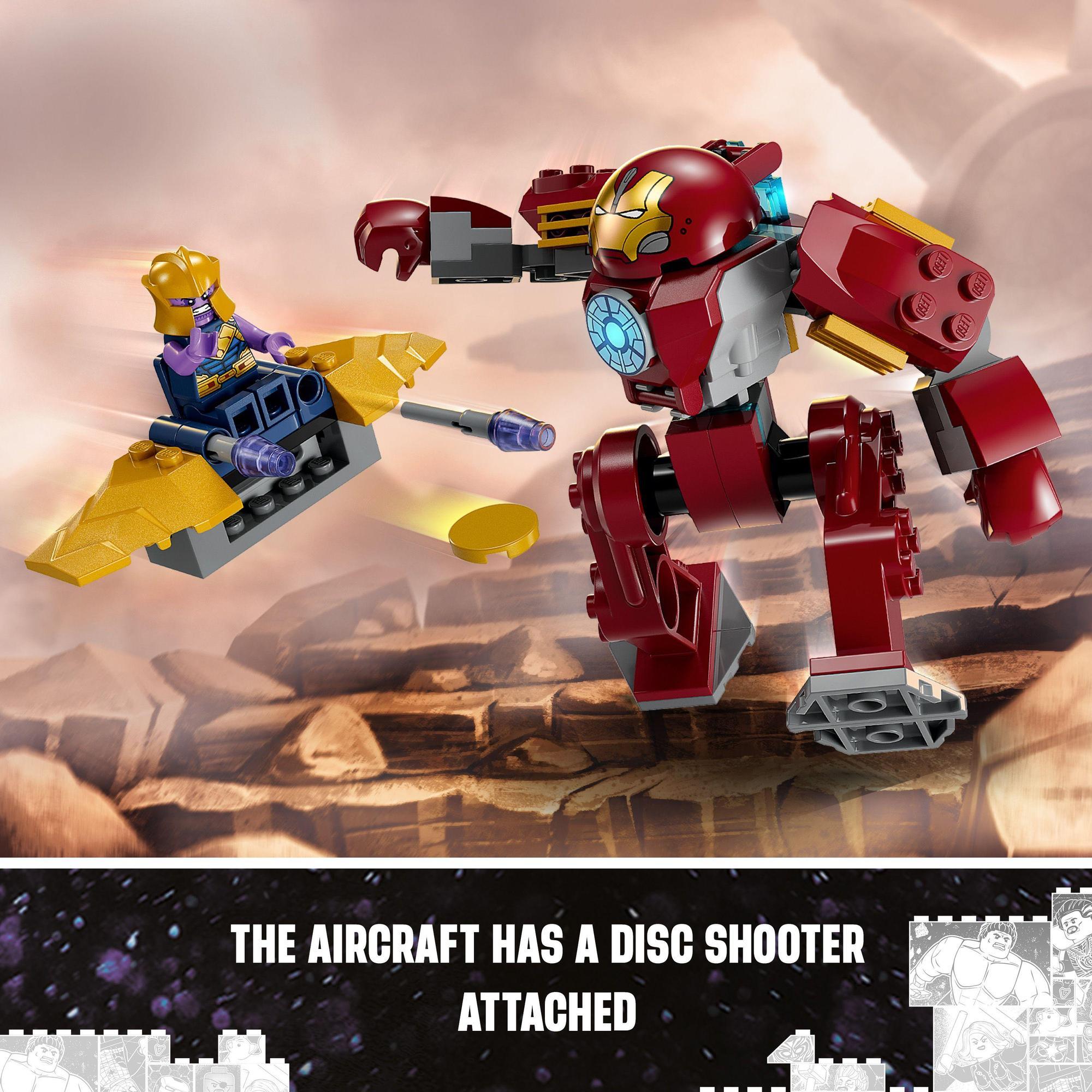 LEGO Super Heroes 76263 Đồ chơi lắp ráp Hulkbuster đối đầu Thanos (66 chi tiết)