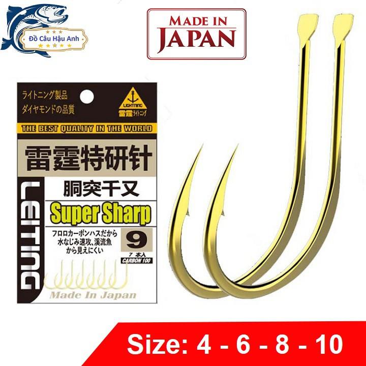 Lưỡi Câu Cá Nhật Bản Super Sharp Lưỡi Câu Đài Siêu Cứng Siêu Bén LC17