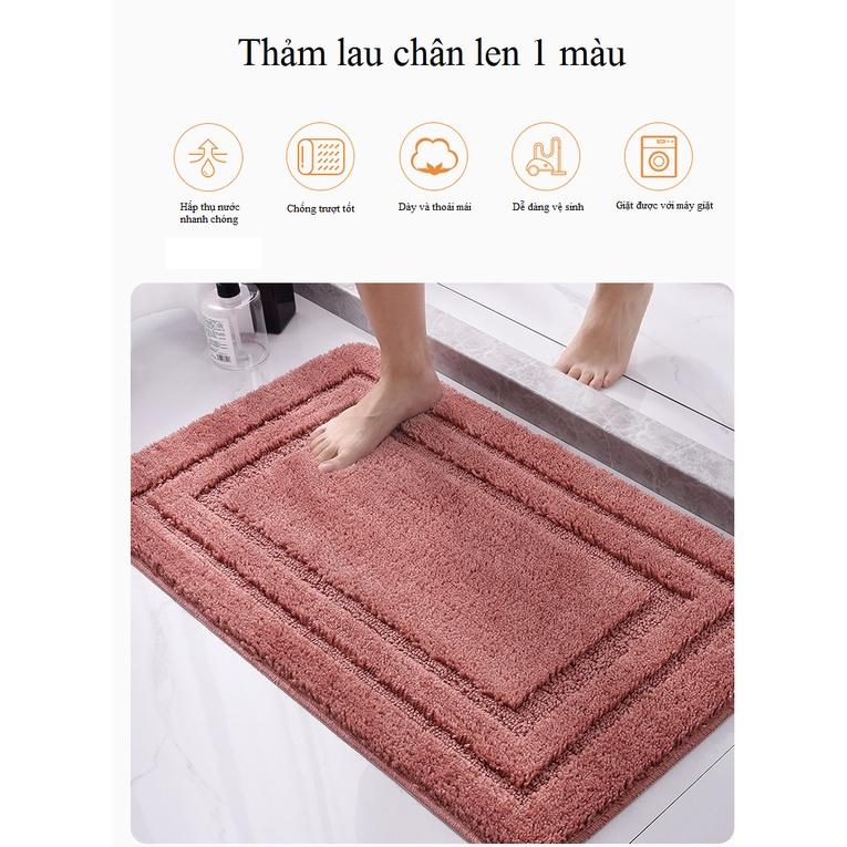 Thảm lau chân, thảm chùi chân chống trượt lông cừu