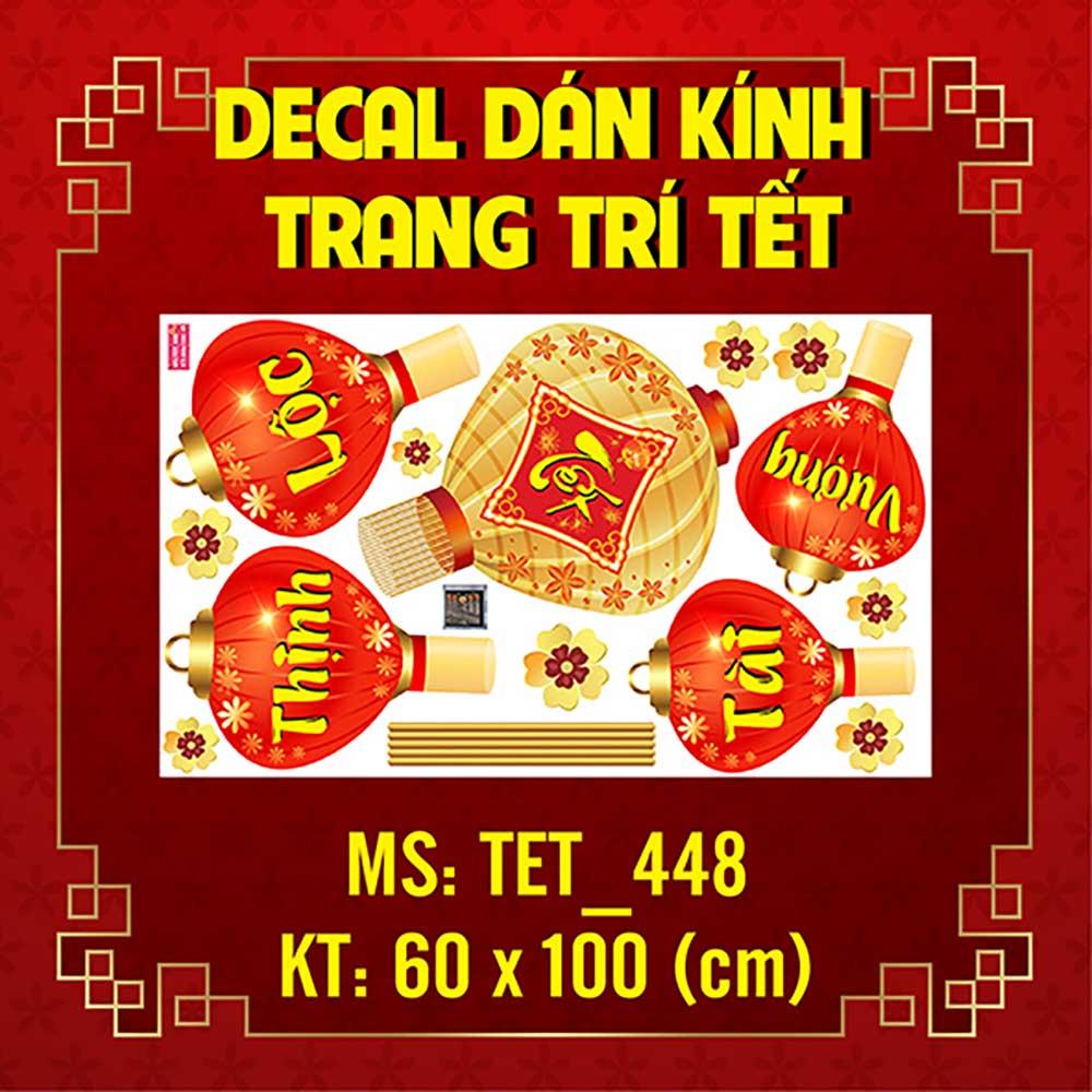 DECAL TRANG TRÍ TẾT 2023 COMBO SỐ 53