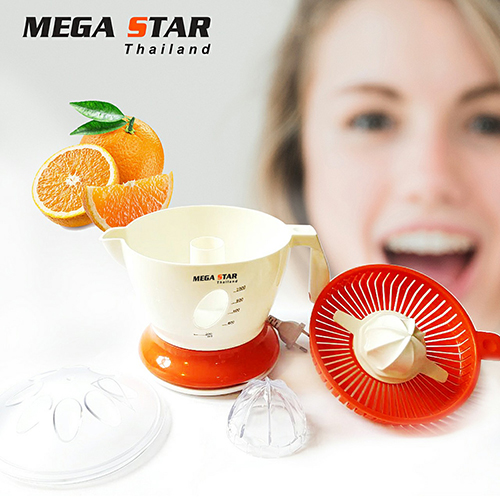 Máy vắt cam Megastar CJ-628 - Dung tích 1000ml, công suất 45W - Hàng chính hãng