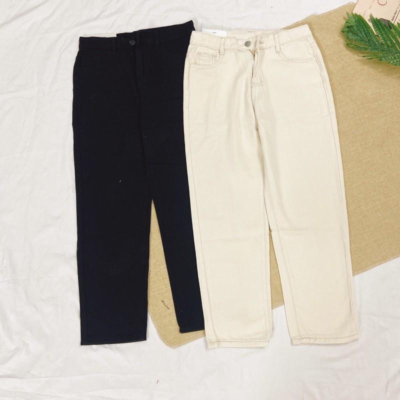 Quần khaki basic ống suông 2021