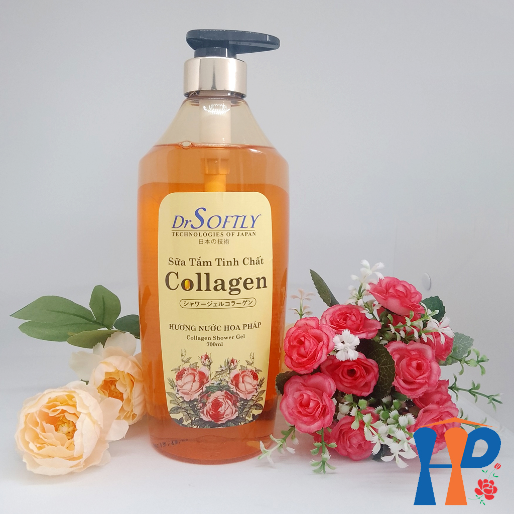 Sữa tắm tinh chất Collagen hương nước hoa Pháp - DrSoftly Bienvenue Perfume Shower Gel