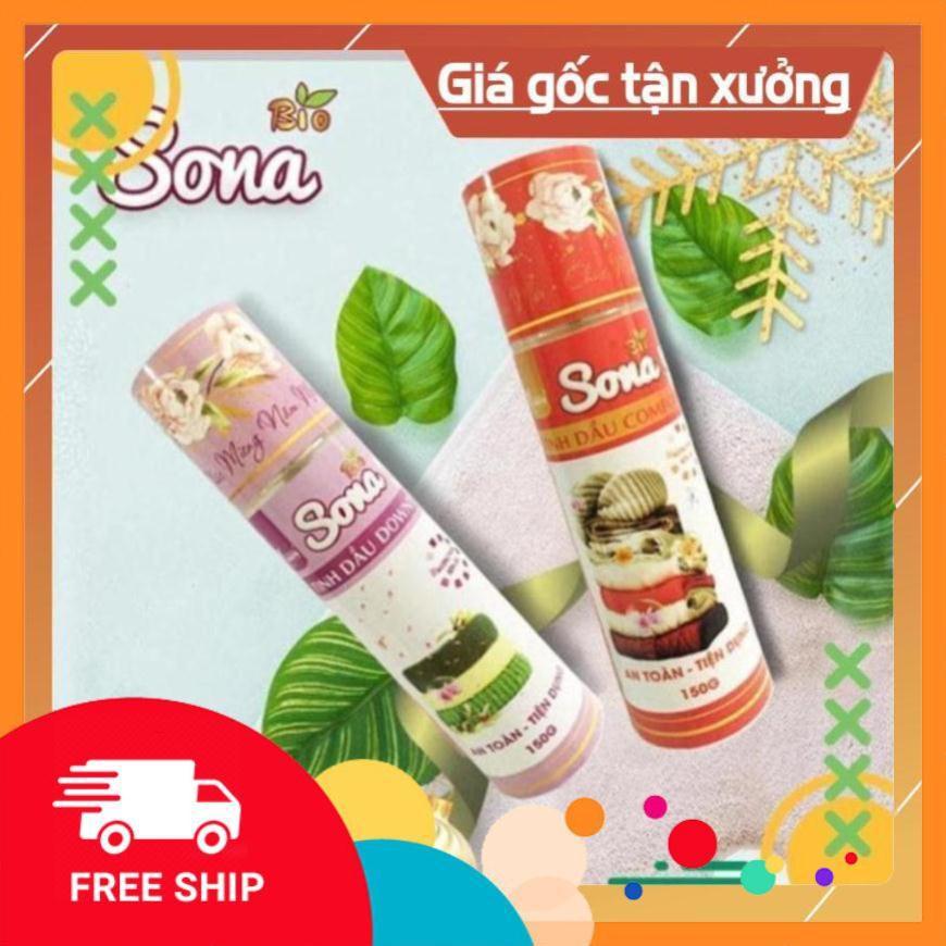 Xả Vải Khô SoNa 150ml Hương Comfort &amp; Downy/ Tinh dầu comfort và Downy