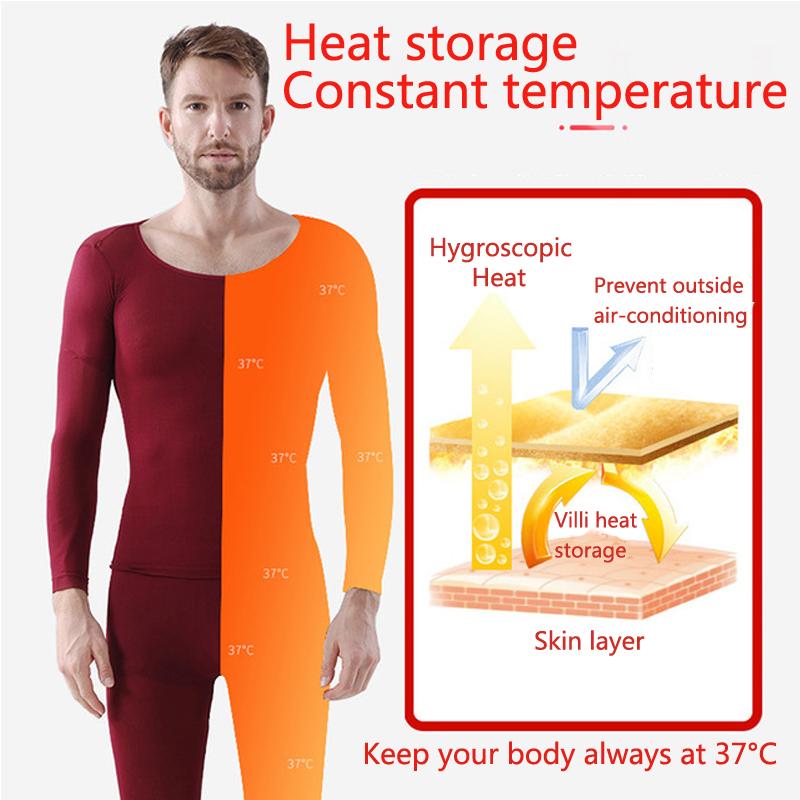 Đầm Thun Giữ Nhiệt Bên Trong Mặc Quần Lót Sinh Nhiệt Dành Cho Người Đàn Ông Đồng Màu Ấm Thoáng Khí Chất Lượng Cao Dài Johns Ngủ Cao Cấp