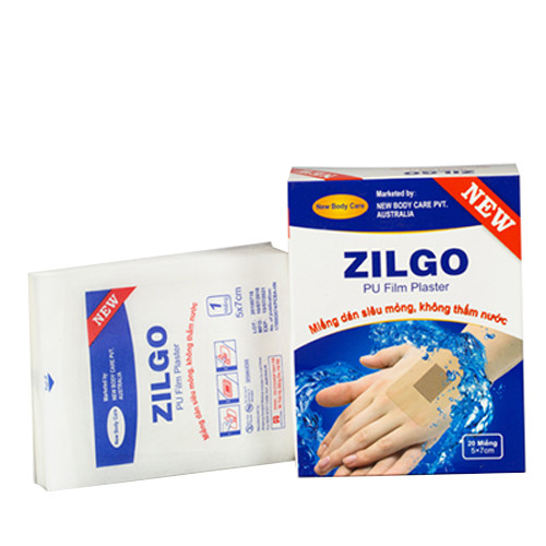 Băng Dán Vết Thương Zilgo PU Film Plaster 5X7cm