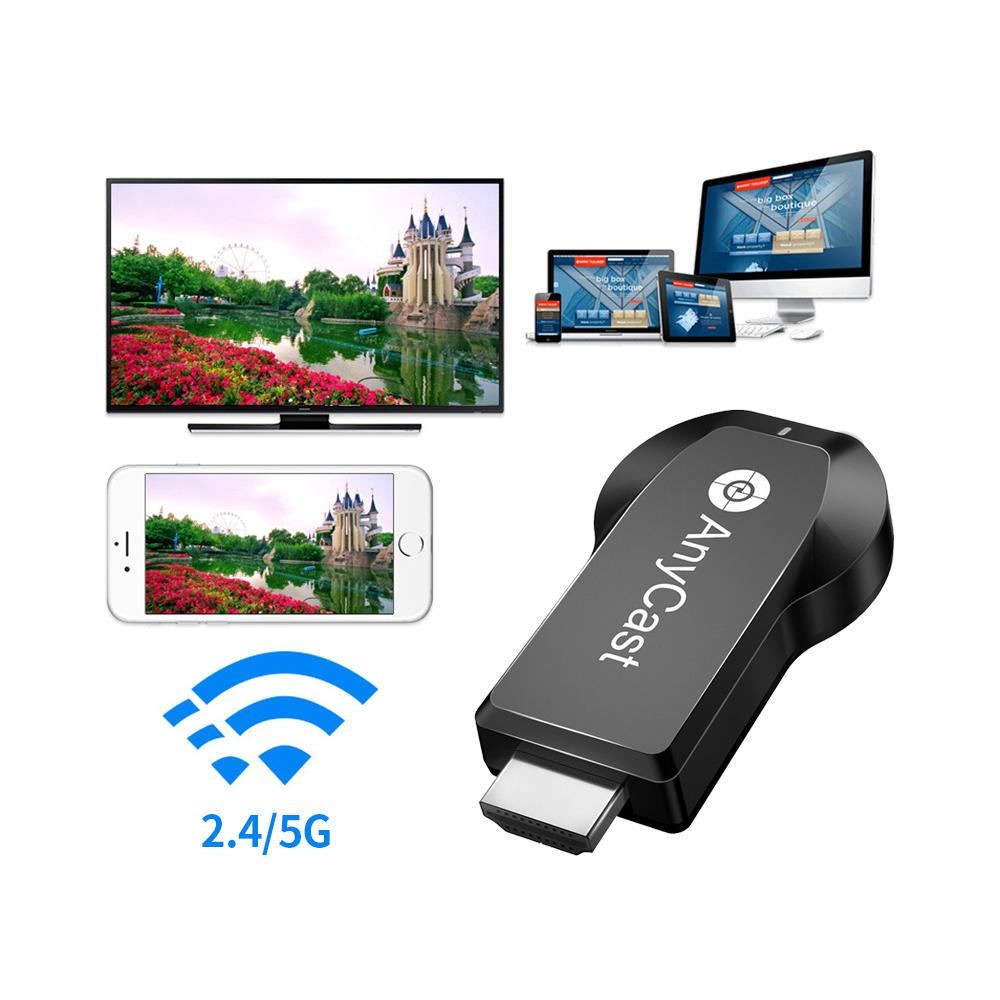 Cổng USB chuyển đổi màn hình Wi-Fi không dây Dongle 4K 2.4G / 5G - Bộ thu HD Dongle 2.4G & 5G