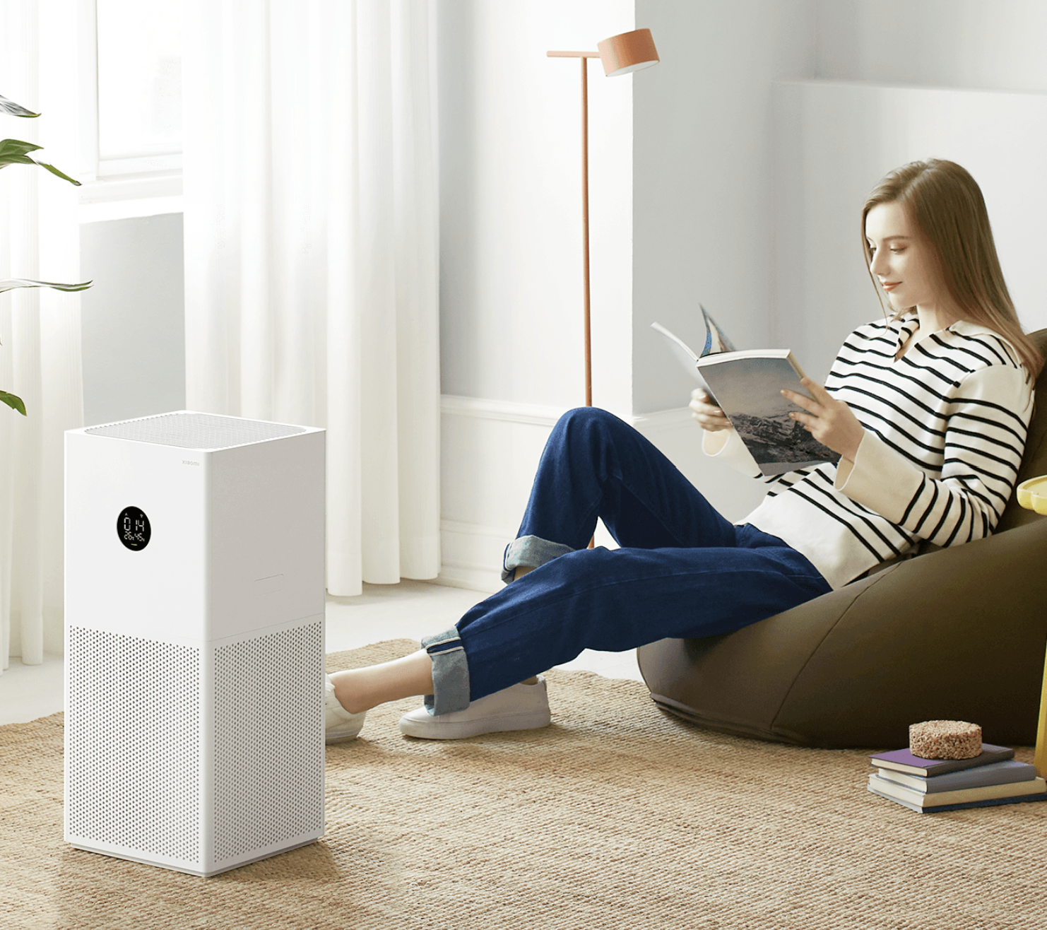 Máy Lọc Không Khí XIAOMI Air Purifier 4 Lite - Bản Quốc Tế Lọc Bụi Mịn Kết Nối App, Phù Hợp Không Gian 45 m2 - Hàng Chính Hãng