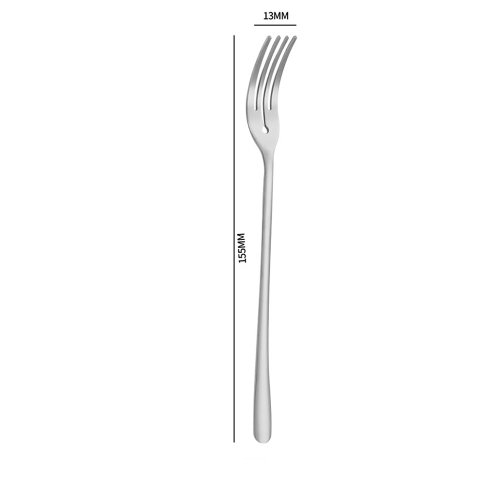 Combo 5 nĩa inox không gỉ nhỏ gọn phù hợp ăn trái cây, bánh ngọt sang trọng đa năng