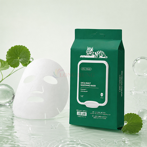 Mặt nạ cấp ẩm dành cho VT Cica Daily Soothing Mask (15 miếng) - Hàng chính hãng