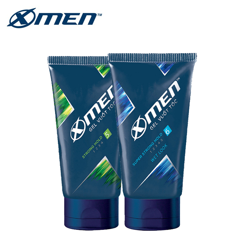 Combo Gel vuốt tóc X-Men cứng tóc và bóng tóc