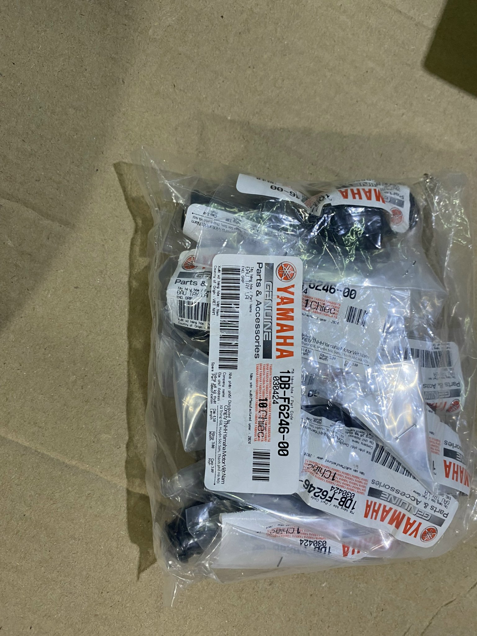 Gù tay lái chính hãng dùng cho xe máy Yamaha EX 150 , Nouvo - 1DBF62460000