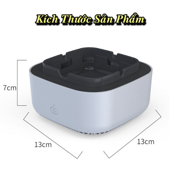 Gạt Tàn Thông Minh Air Purification Ashtray Khử Mùi , Lọc Không Khí - Home and Garden