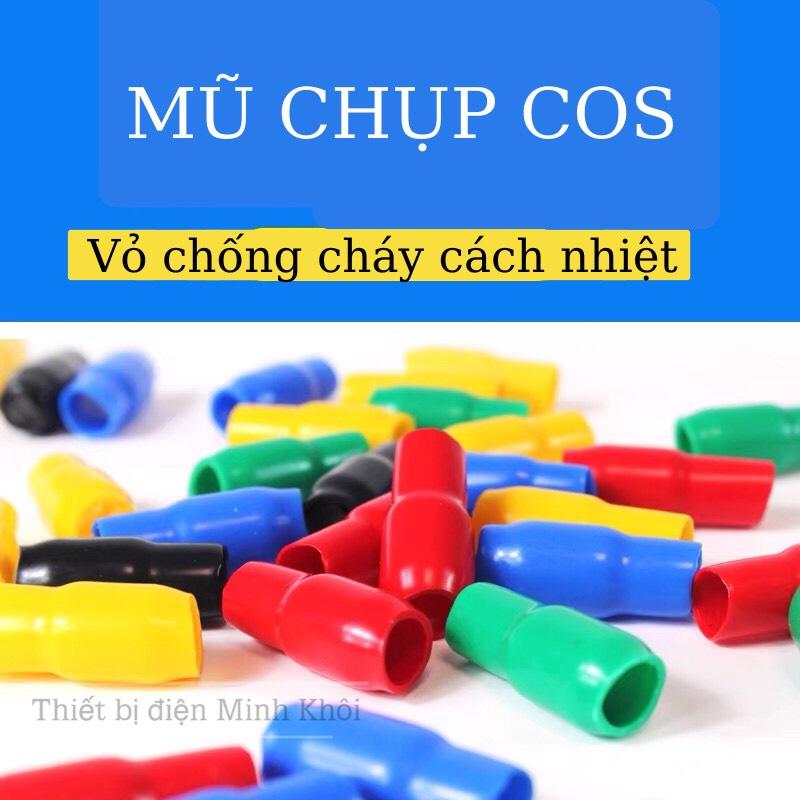 Mũ chụp đầu cosse, đầu chụp cos sc, nón chụp cos,bọc nhựa đầu cos,chụp nhựa đầu cos, chụp cos