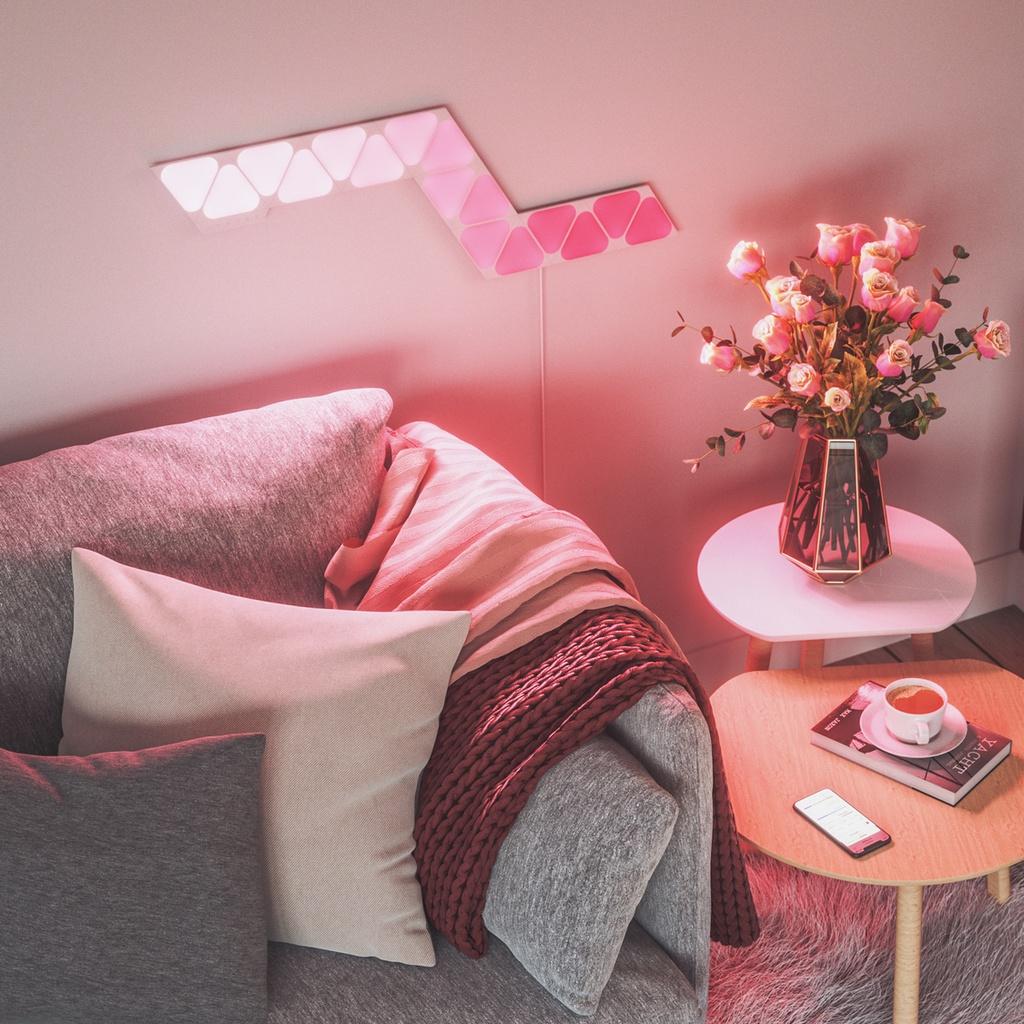 Đèn thông minh Nanoleaf Shapes Tam Giác Mini 10 ô đèn