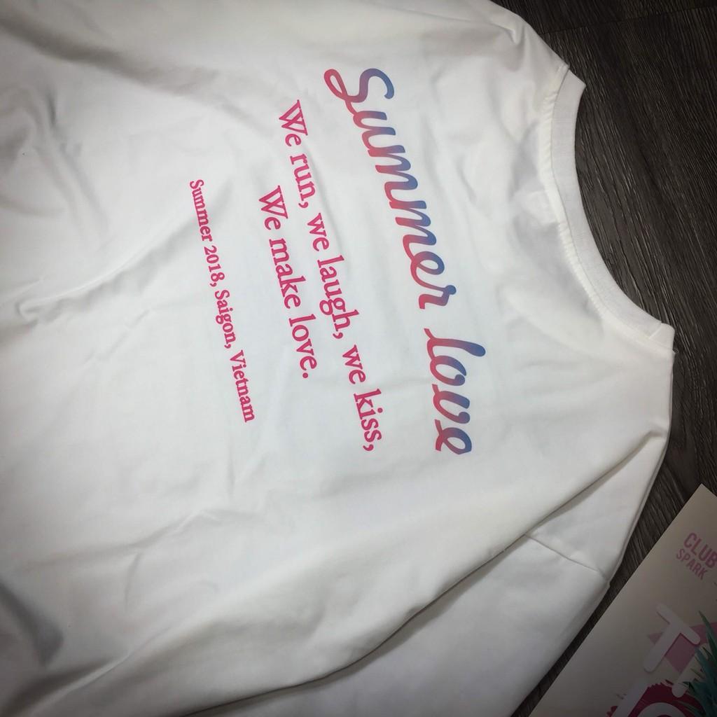 Áo Thun Unisex Chuyển Màu Chữ Kiểu HOT TREND