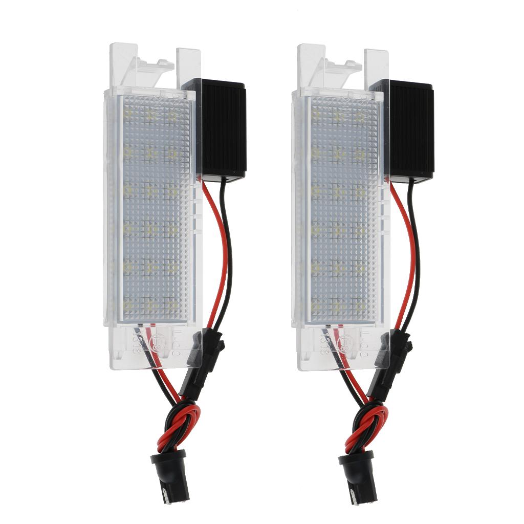 2 Piece Car No Error LED License Number Plate Light for Vauxhall Opel Zafira B