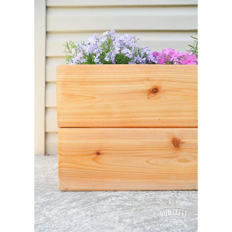 Chậu gỗ to 50*30*30 I Decor, tiểu cảnh