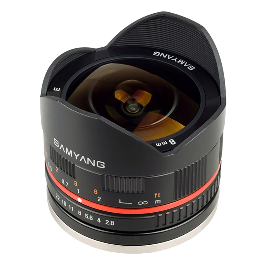 Ống Kính Samyang 8mm F2.8 Fisheye For Sony Nex - Hàng Chính Hãng